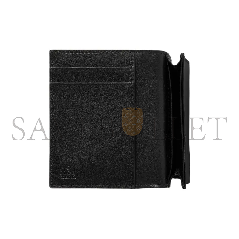 GUCC LEATHER CARD CASE 835053 (7.5*10.5*2.5cm)