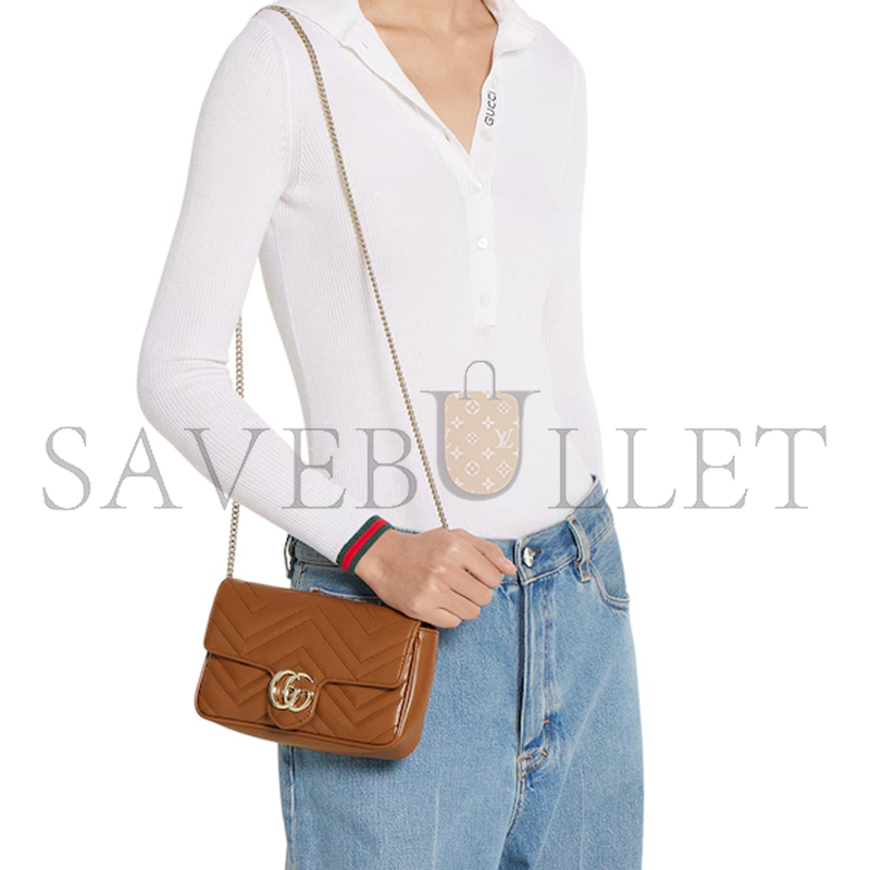GUCCI GG MARMONT SMALL SHOULDER BAG 751526 (21*12*5cm)