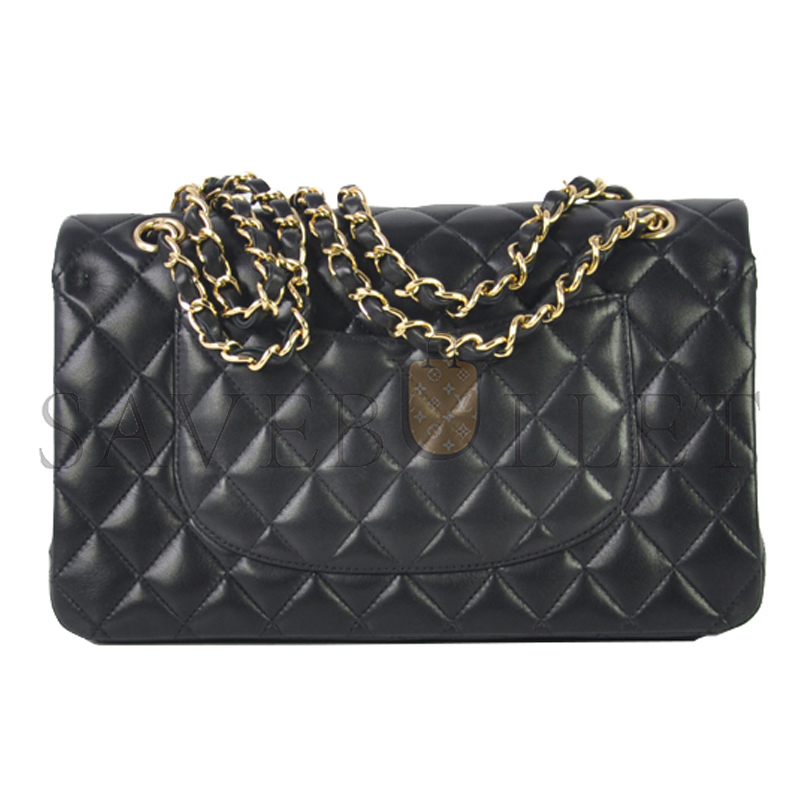 CHANEL CLASSIC FLAP MEDIUM BLACK A01112 (26*16*7cm)