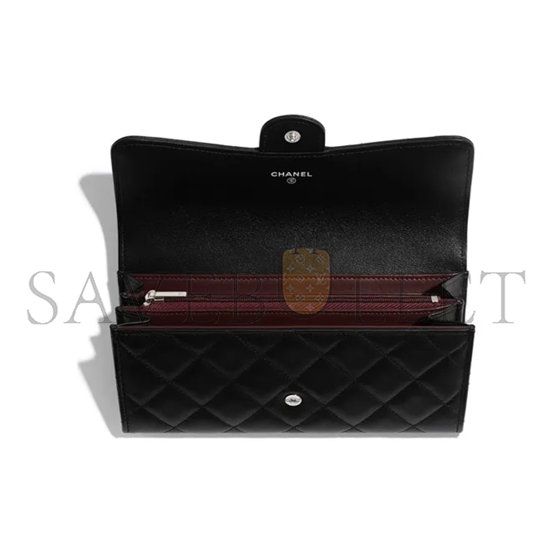 CHANEL CLASSIC LONG FLAP WALLET AP0241 Y01480 C3906 (19.5*10.5*3cm)