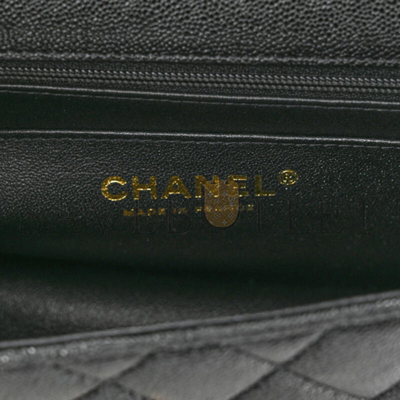 CHANEL MINI TOP HANDLE FLAP BAG AS2431 (20*12*6cm)