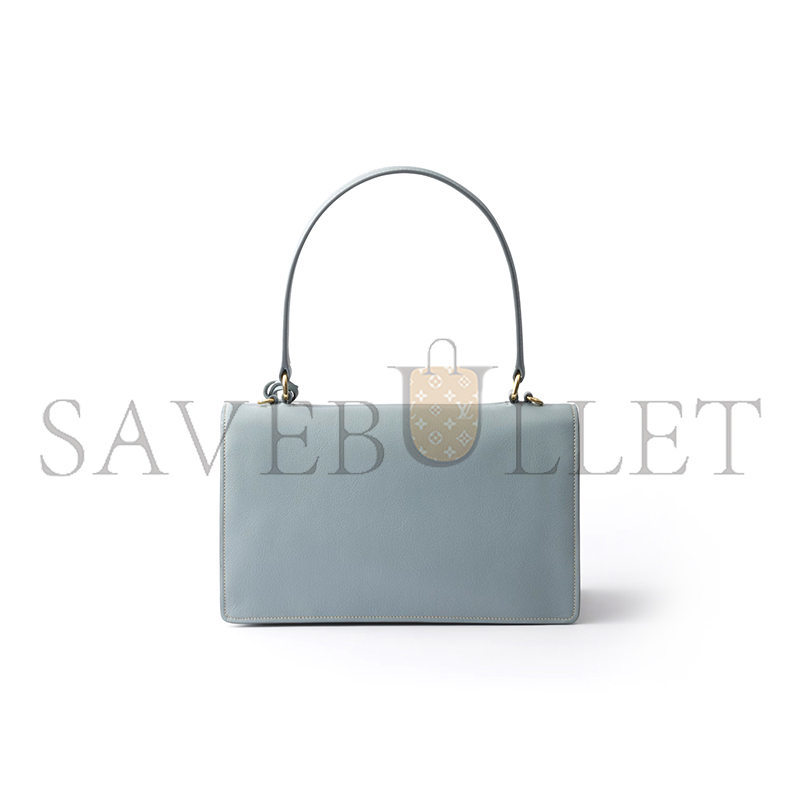 PRADA SOFT SOUND MEDIUM LEATHER SHOULDER BAG 1BN023 (28*16*10cm)