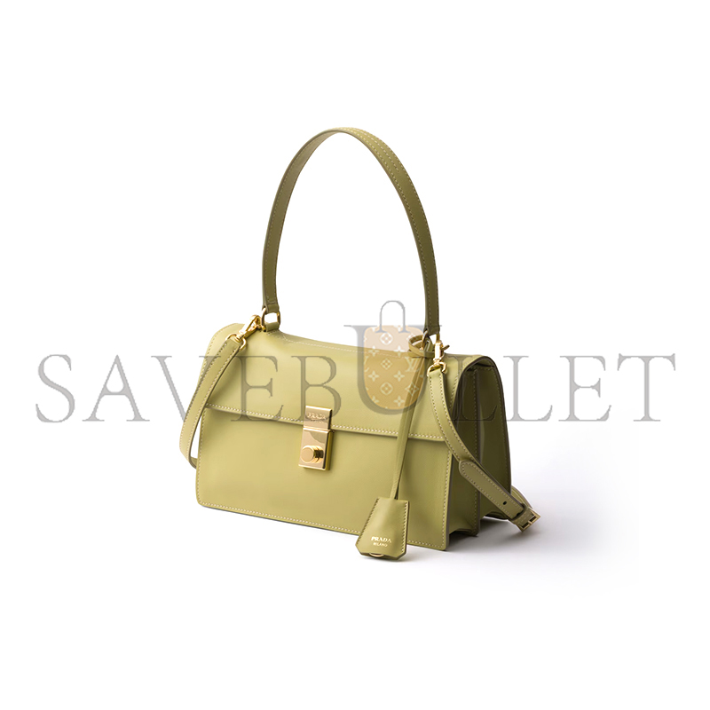 PRADA SOFT SOUND MEDIUM LEATHER SHOULDER BAG 1BN023 (28*16*10cm)