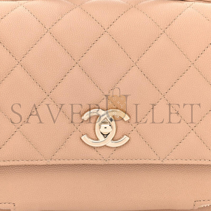 CHANEL CAVIAR QUILTED MEDIUM AFFINITY FLAP A93607 (23*17*8cm)