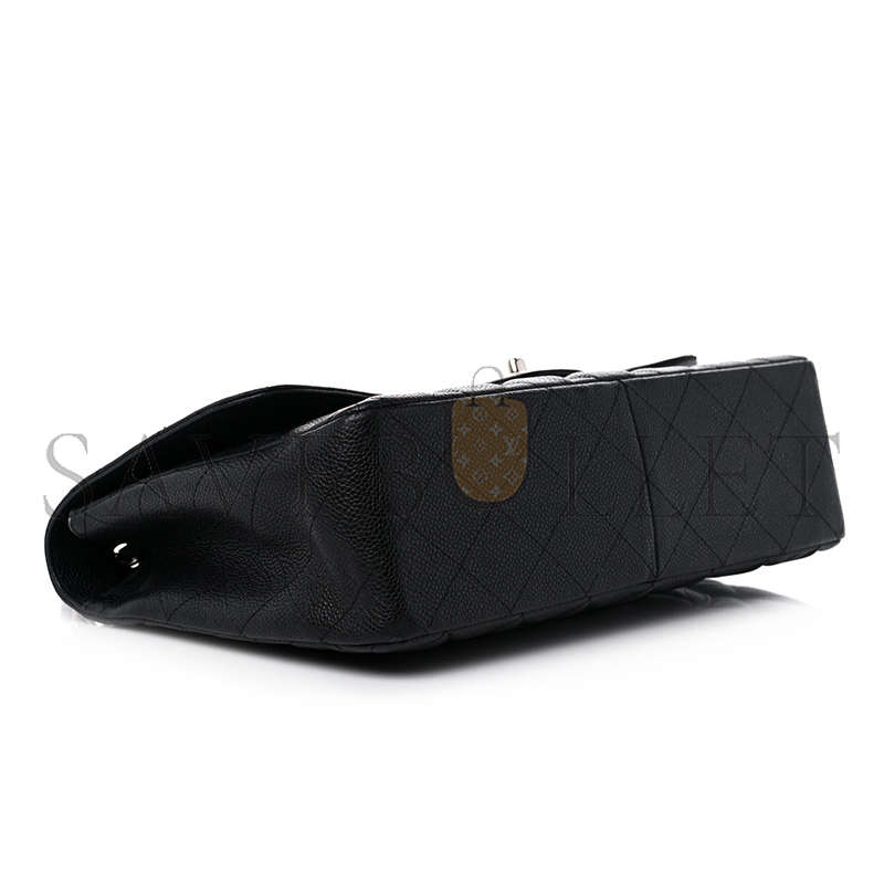 CHANEL CAVIAR QUILTED JUMBO SINGLE FLAP 1190800 (30*20*8cm)