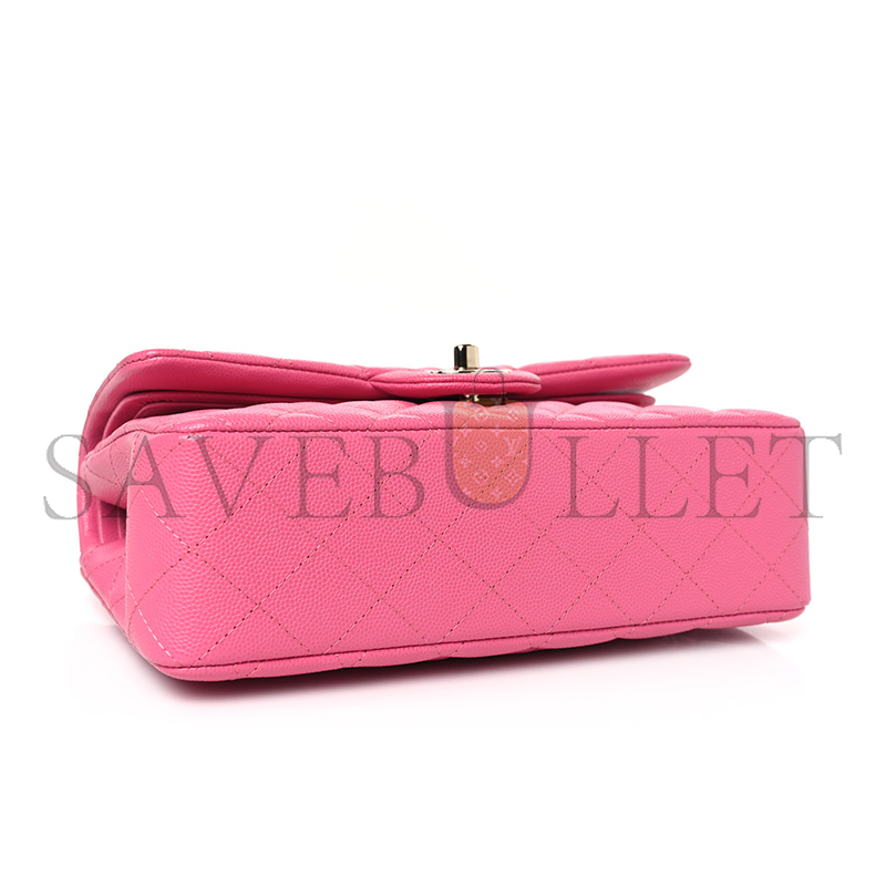 CHANEL CAVIAR QUILTED SMALL DOUBLE FLAP 1458294 (23*14.5*6cm)