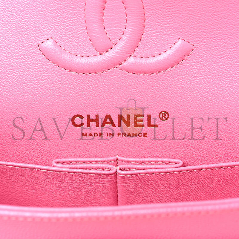 CHANEL CAVIAR QUILTED SMALL DOUBLE FLAP 1458294 (23*14.5*6cm)