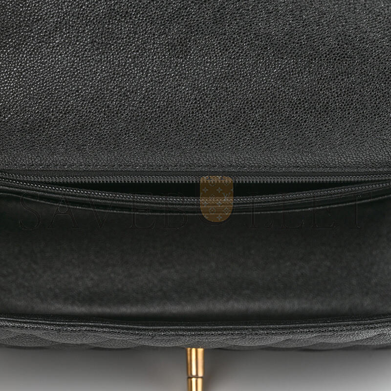 CHANEL CAVIAR QUILTED MINI TOP HANDLE FLAP 1161131 (20*12*7cm)