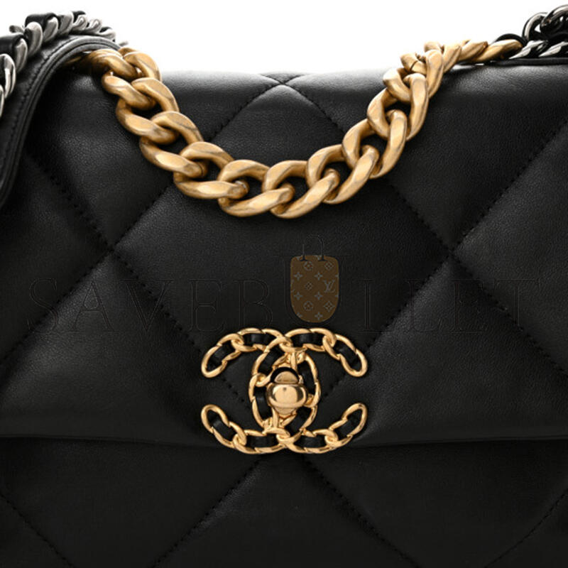 CHANEL MEDIUM 19 FLAP 1572245 (25*18*8cm)