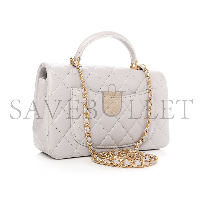CHANEL MINI TOP HANDLE FLAP 782022 (20*13*6cm)