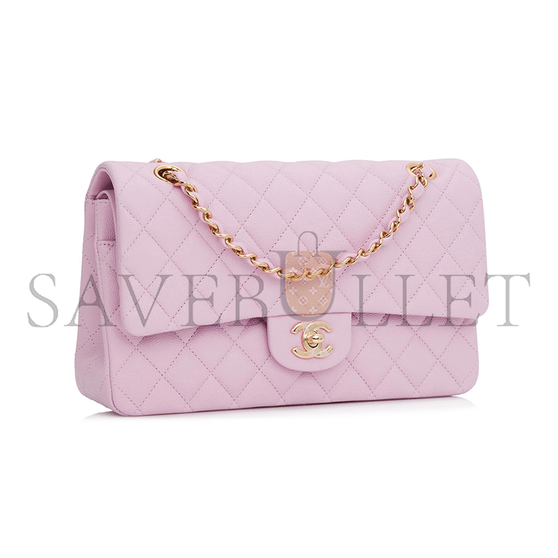 CHANEL CAVIAR QUILTED MEDIUM DOUBLE FLAP 1051142 (25*15*7cm)