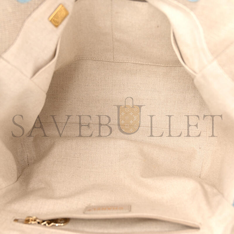CHANEL MIXED FIBERS SMALL DEAUVILLE TOTE 1294895 (34*26*15cm)