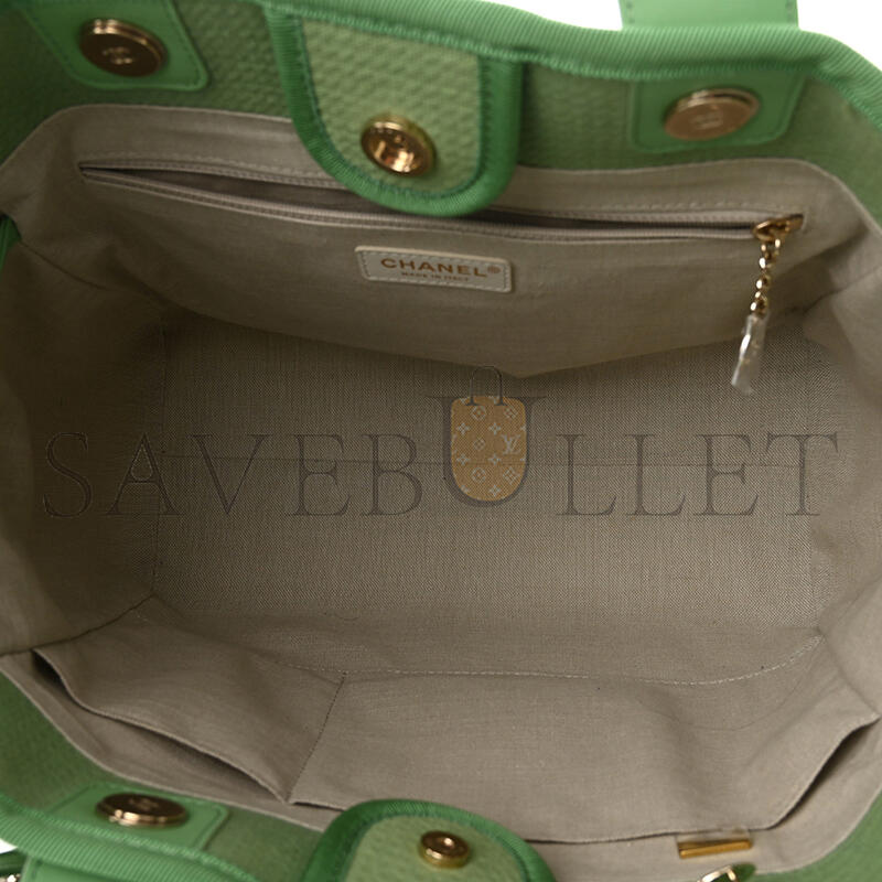 CHANEL MIXED FIBERS SMALL DEAUVILLE TOTE 1218564 (34*26*17cm)