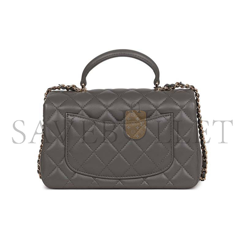 CHANEL MINI FLAP BAG WITH TOP HANDLE 1402157 (22*15*8cm)