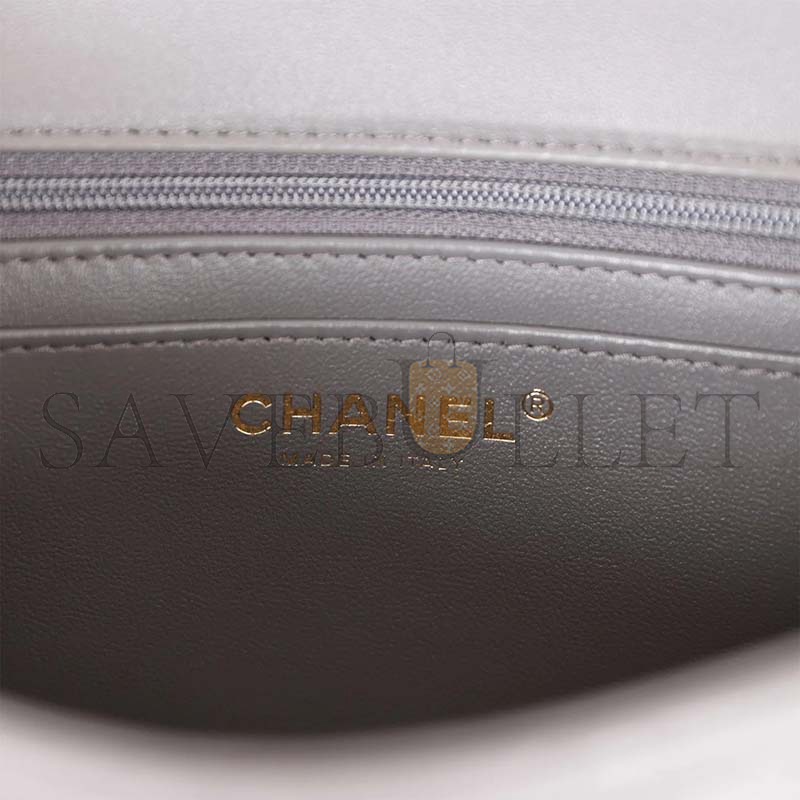 CHANEL MINI FLAP BAG WITH TOP HANDLE 1402157 (22*15*8cm)