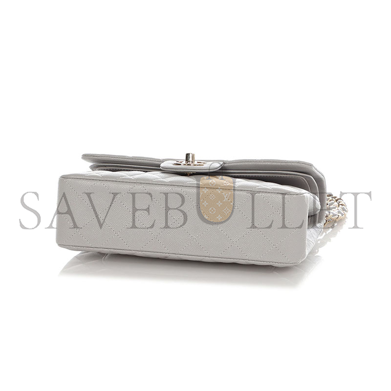 CHANEL CAVIAR QUILTED SMALL CLASSIC DOUBLE FLAP 1302411 (23*14*6cm)