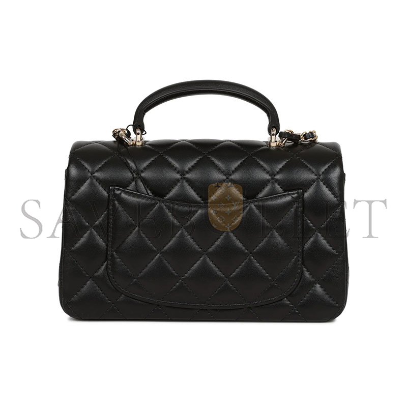 CHANEL MINI FLAP BAG WITH TOP HANDLE AS2431 (20*12*6cm)