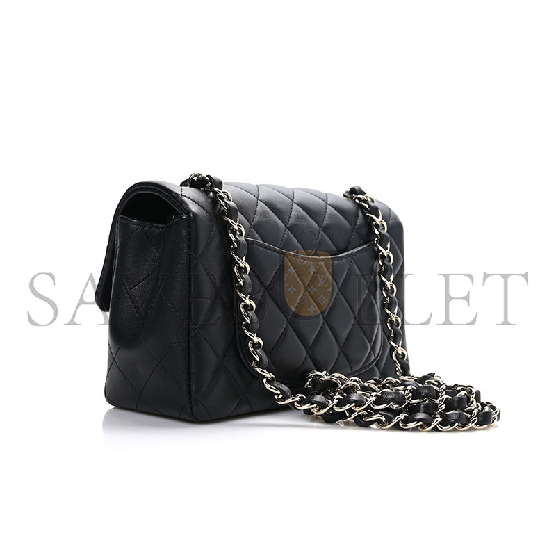 CHANEL LAMBSKIN QUILTED MINI FLAP BAG 1242244 (20*12*6cm)