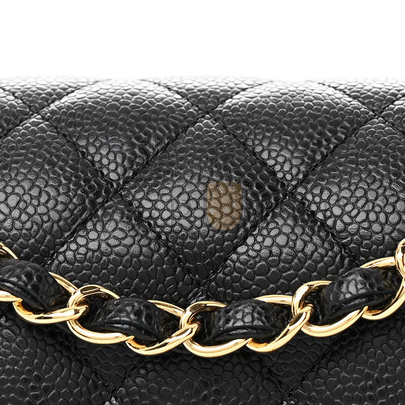 CHANEL CAVIAR QUILTED SMALL DOUBLE FLAP 1635765 (23*14*6cm)