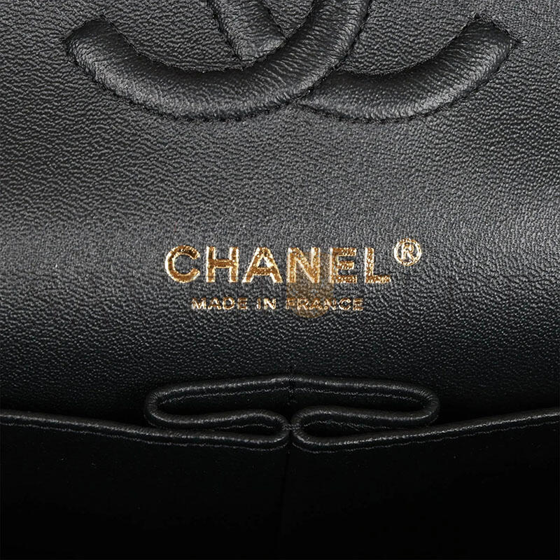 CHANEL PATENT CALFSKIN QUILTED MEDIUM CLASSIC FLAP 1300265 (25*15*7cm)