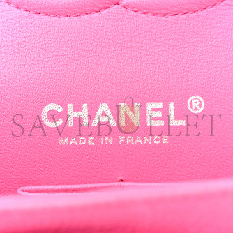 CHANEL IRIDESCENT CAVIAR QUILTED MEDIUM DOUBLE FLAP 1436314 (25*15*6cm)