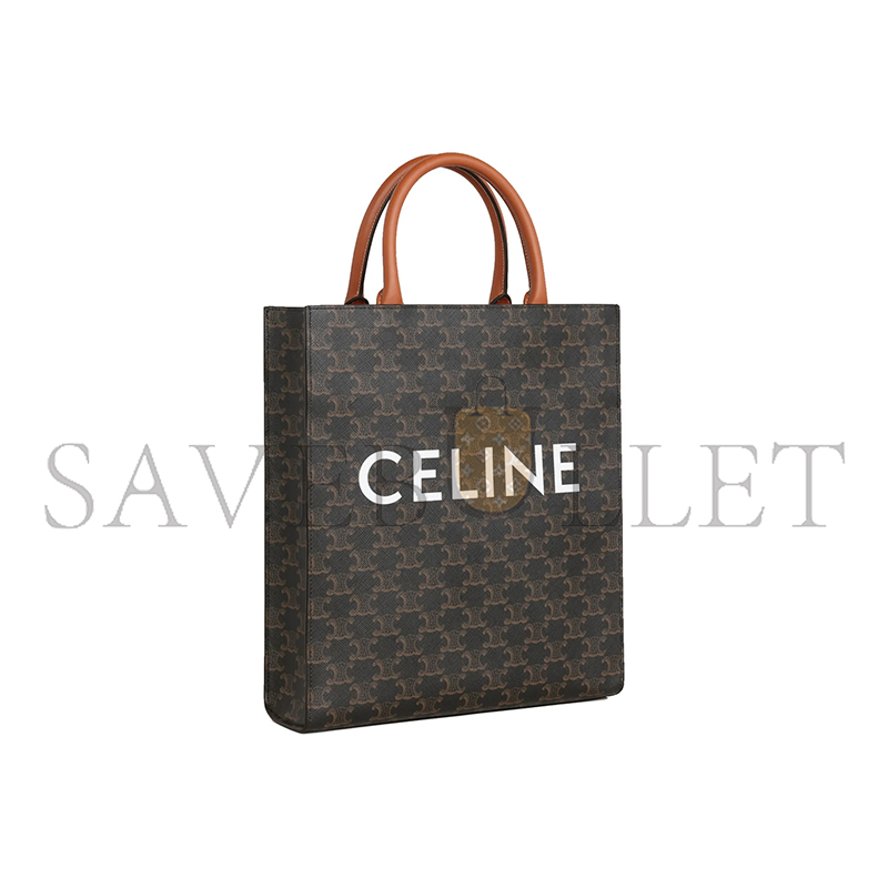 CELINE SMALL TOTE IN CABAS TRIOMPHE PRINTED COWHIDE 191542BZK.04LU (33*28*8cm)