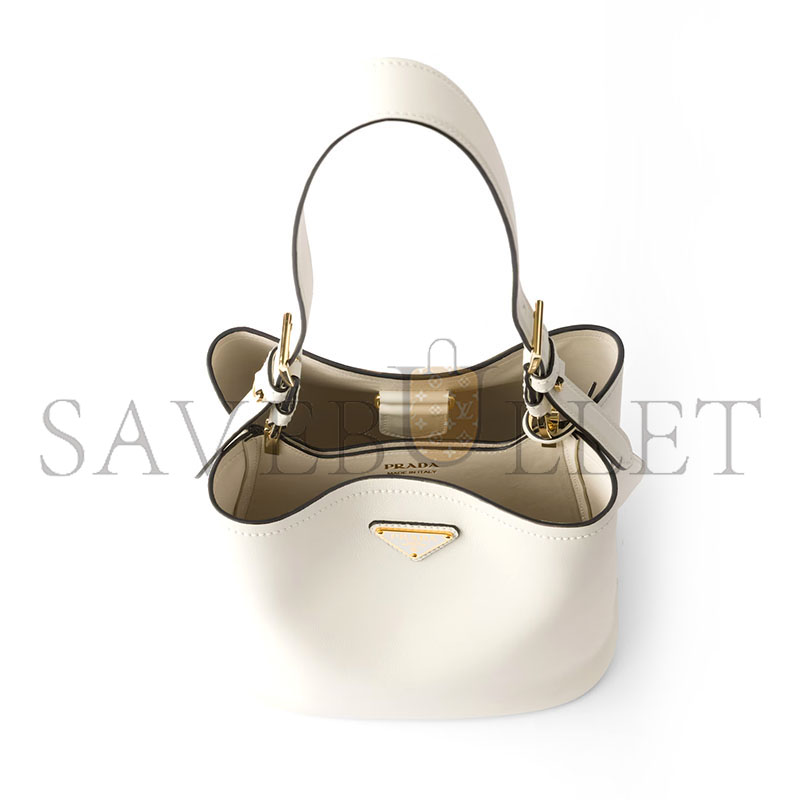 PRADA MEDIUM LEATHER BAG 1BE080 (22.5*21.5*13cm)