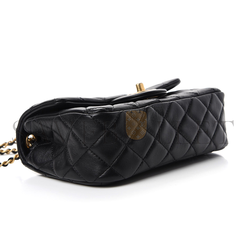 CHANEL MASTER MINI RECTANGULAR PEARL CRUSH FLAP AS1787 (18*13*7cm)