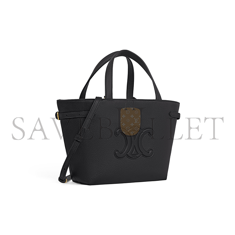 CELINE MINI CABAS ANAIS CUIR TRIOMPHE IN GRAINED CALFSKIN 118613ENY.38NO (21*20*10cm)
