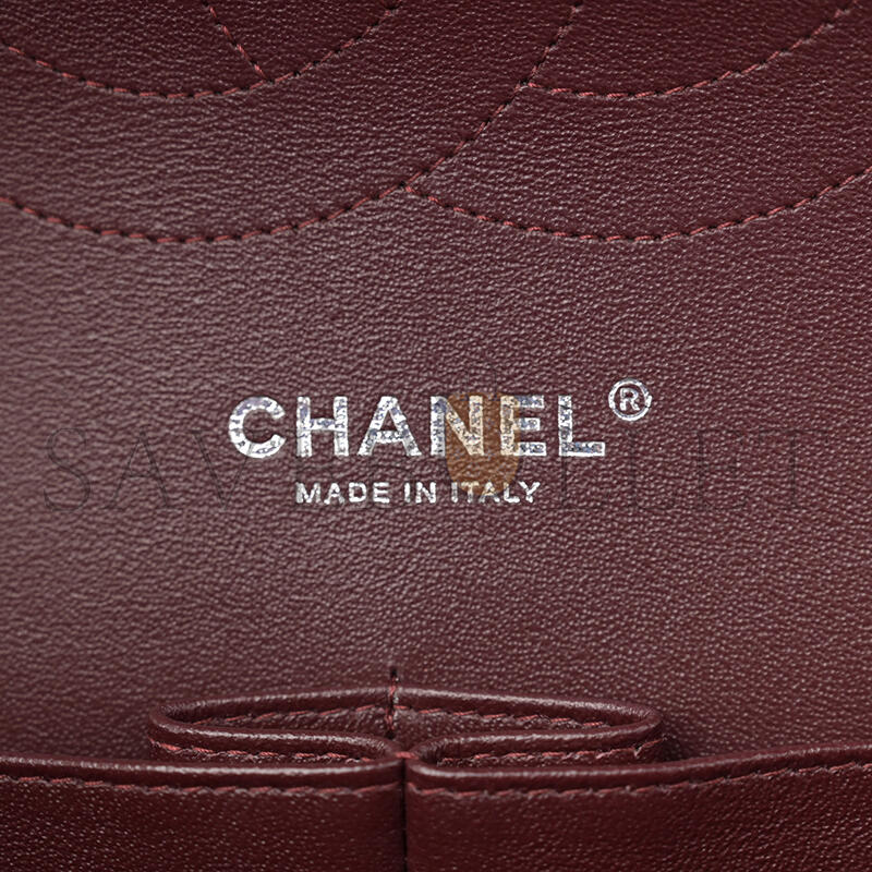CHANEL MASTER CAVIAR QUILTED JUMBO DOUBLE FLAP BLACK 1633607 (30*20*10cm)