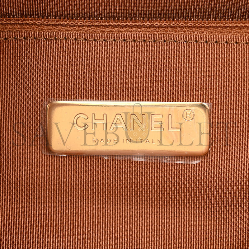 CHANEL MASTER LAMBSKIN QUILTED MEDIUM 19 FLAP AS1160  (25*17*8cm)