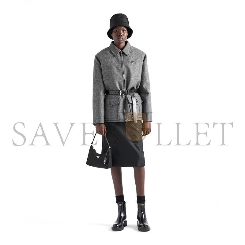 PRADA RE-EDITION 2005 RE-NYLON AND SAFFIANO MINI BAG 1N204M (22*18*6.5cm)