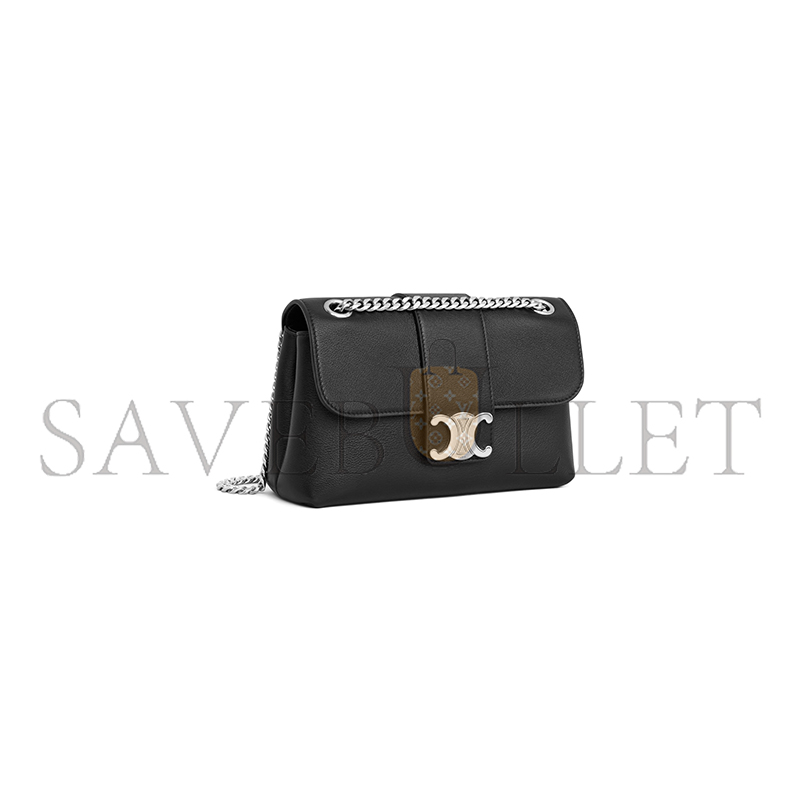 CELINE TEEN CELINE VICTOIRE BAG IN SUPPLE GRAINED CALFSKIN 116593FDU.38SI (23.5*14*8cm)