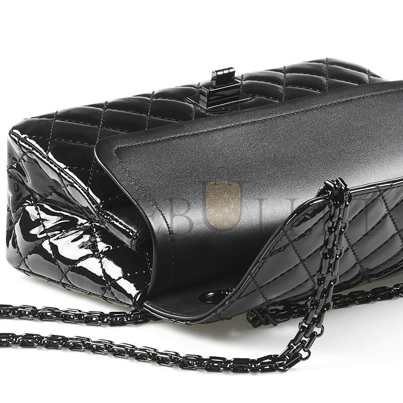 CHANEL 2.55 HANDBAG PATENT CALFSKIN A37586 (24*16*7.5cm)
