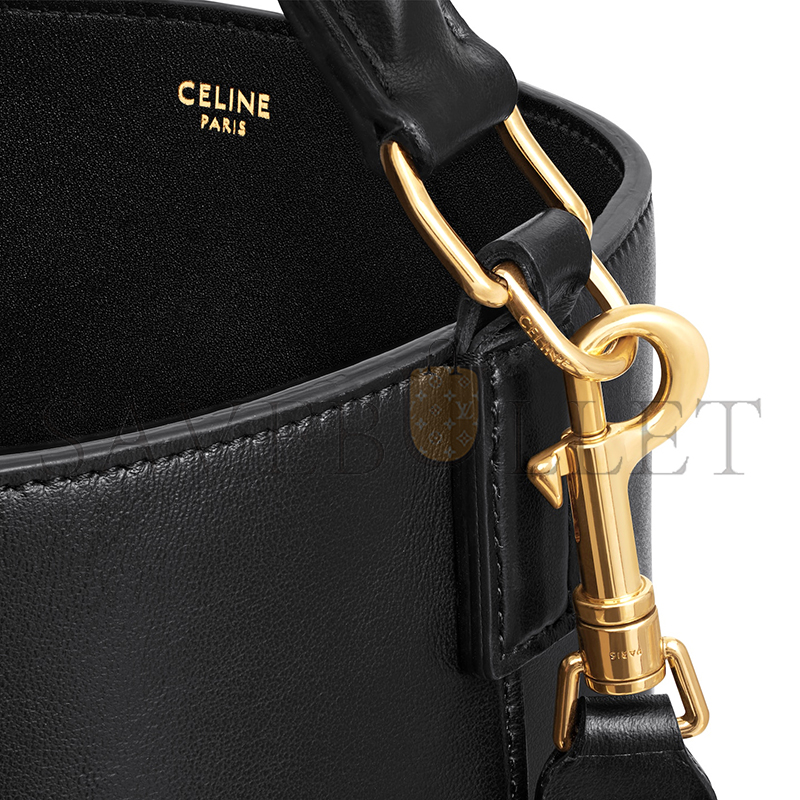 CELINE MEDIUM BUCKET LOUISE IN SMOOTH CALFSKIN 116613FX9.38NO (28*24*16cm)