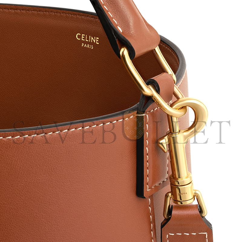 CELINE MEDIUM BUCKET LOUISE IN SMOOTH CALFSKIN 116613FX9.04LU (28*24*16cm)