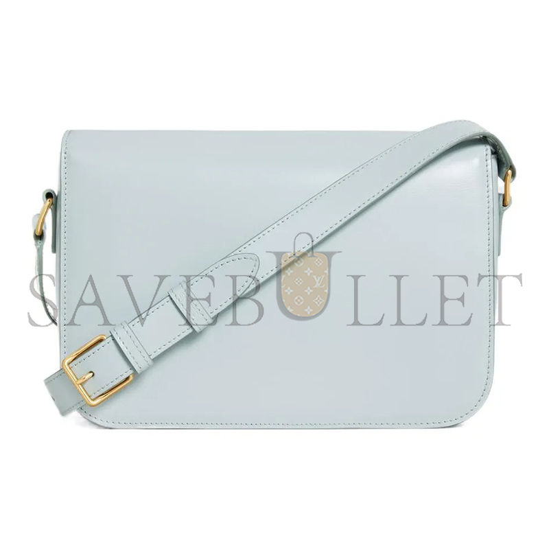 CELINE MEDIUM TEEN TRIOMPHE BAG IN SHINY CALFSKIN 187363BF4.07SZ (22.5*16.5*7.5cm)