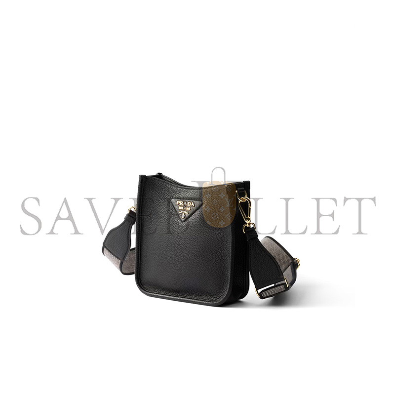 PRADA LEATHER MINI SHOULDER BAG 1BH191 (20*19*6cm)