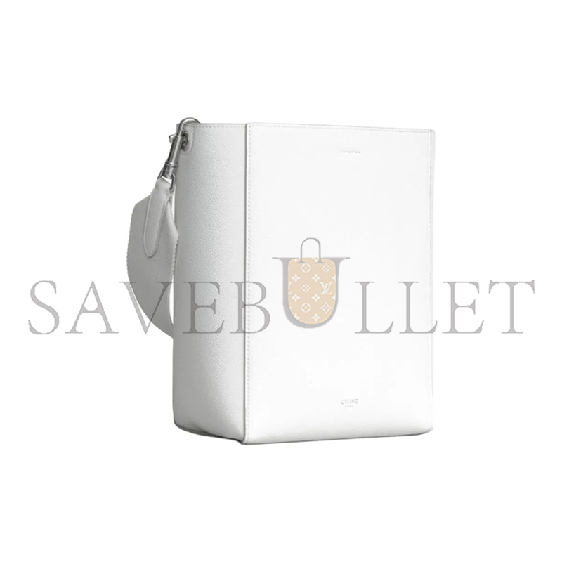 CELINE SMALL BUCKET BAG IN SANGLE SEAU PEBBLED CALFSKIN 189303AH4.01BC (25*18*12cm)