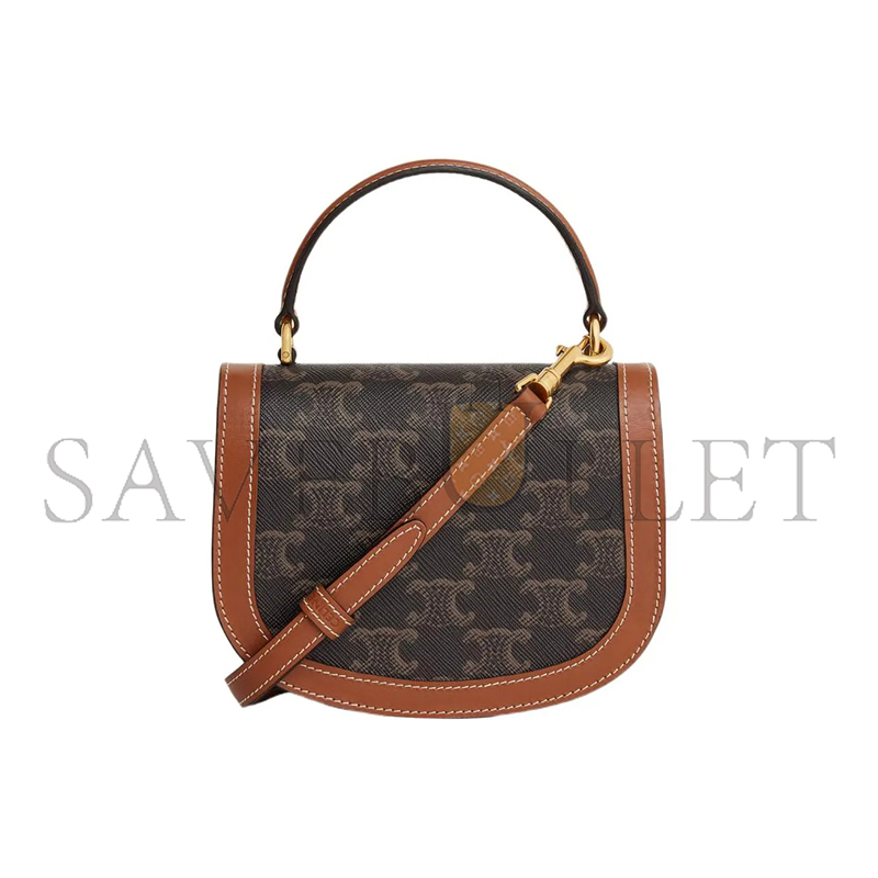 CELIN MINI BESACE CLEA IN FABRIC AND COWHIDE 10K502EWU.04LU (15.5*11.5*5cm)
