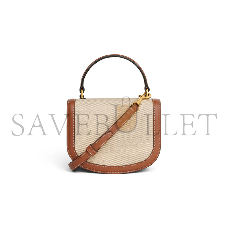 CELIN MINI BESACE CLEA IN FABRIC AND COWHIDE 10K502FA3.02NT (15.5*11.5*5cm)