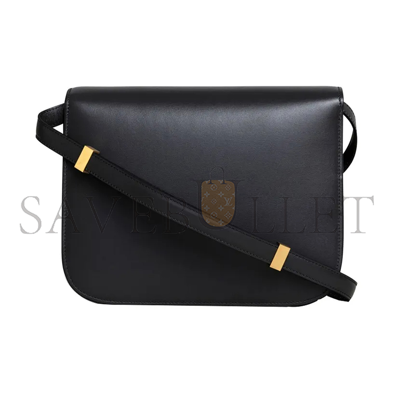 CELINE MEDIUM SHOULDER BAG IN TEEN CLASSIC POLISHING CALFSKIN 164173DLS.38NO (24*18*7cm)