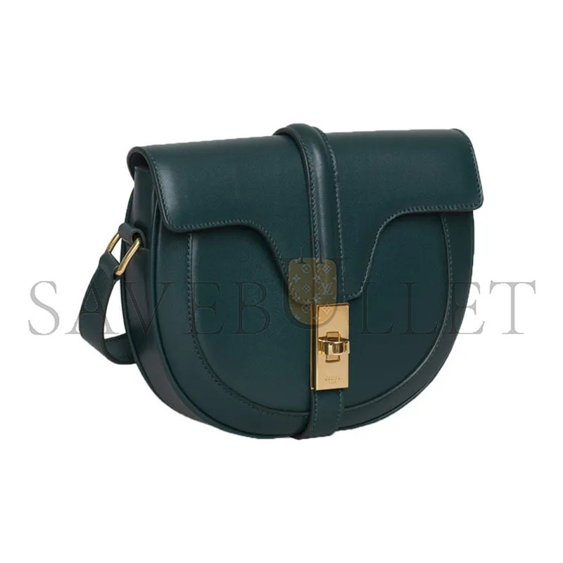 CELINE SMALL SHOULDER BAG IN BESACE 16 CALFSKIN 188013BEY.31AN (19*17*6cm)