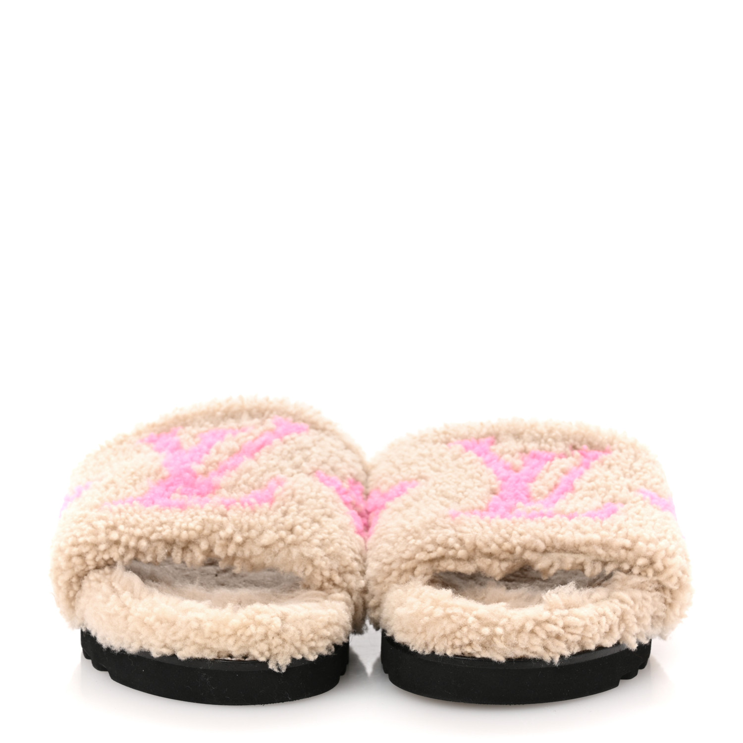 LOUIS VUITTON SHEARLING PASEO FLAT COMFORT MULE 1A8VGF
