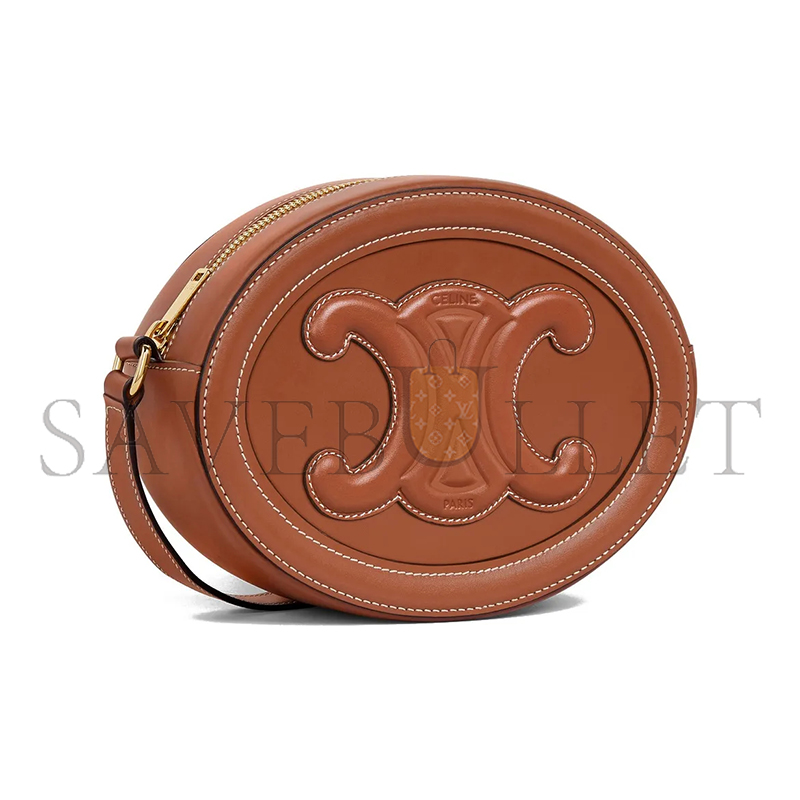 CELINE MEDIUM CROSSBODY IN TRIOMPHE SMOOTH COWHIDE 198603DXC.04LU (20*15*6cm)