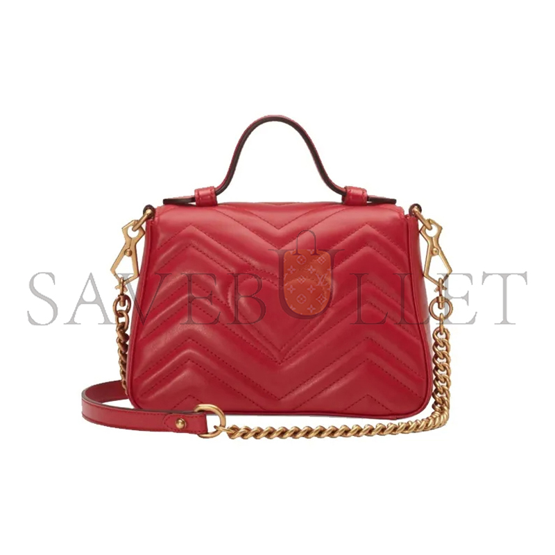 GUCCI GG MARMONT MINI TOP HANDLE BAG 547260 (21*15.5*8cm)