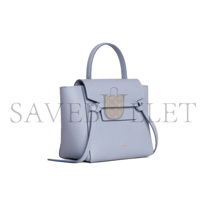 CELINE BELT NANO BAG IN GRAINED CALFSKIN 189003ZVA.07AU (20*20*10cm)