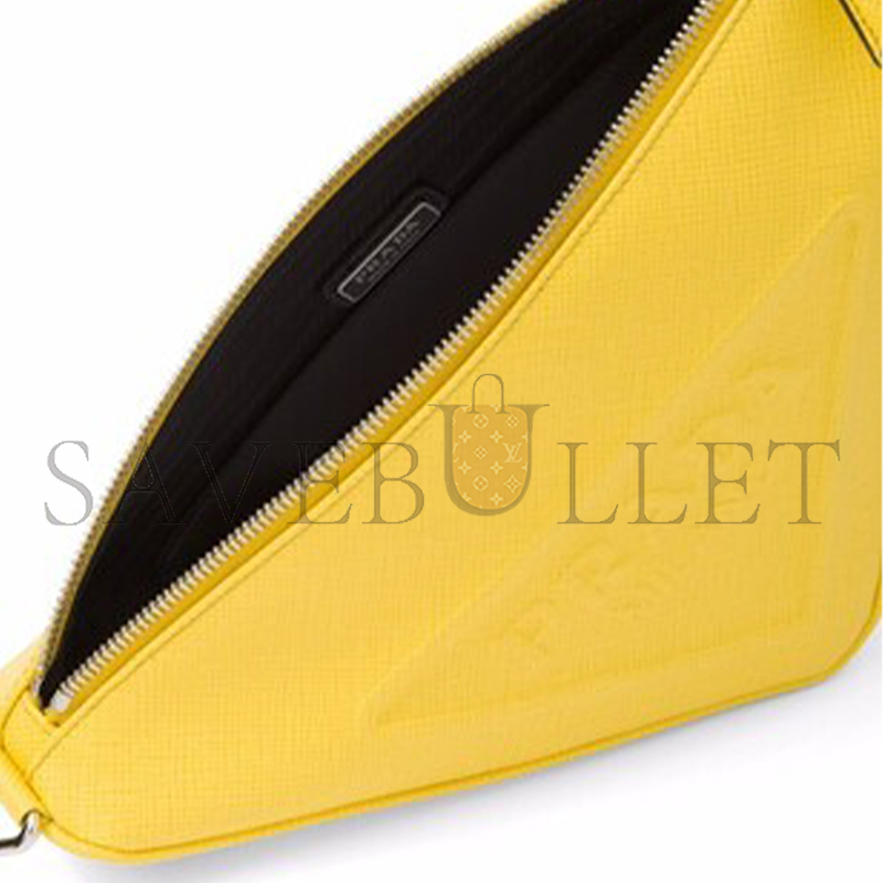 PRADA SAFFIANO LEATHER TRIANGLE BAG 2VH155 (28*18*11cm)