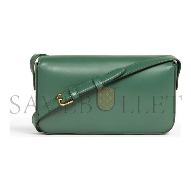 CELINE SHOULDER BAG CLAUDE IN SHINY CALFSKIN 194143BF4.31FE (20*10*4cm)