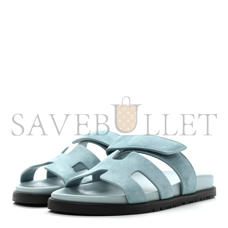 HERMES SUEDE GOATSKIN WOMENS CHYPRE SANDALS H211115Z6H